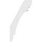 Ekena Millwork 3 1/2-in. W x 14-in. D x 26-in. H Olympic Architectural Grade PVC Knee Brace BRCP035X14X26OLY - alternate 4